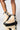 Front View Ugg Womens Classic Clear Mini Logo Bootie in Natural Black