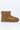 Back View Ugg Womens Classic Mini Rubber Logo Bootie in Chestnut