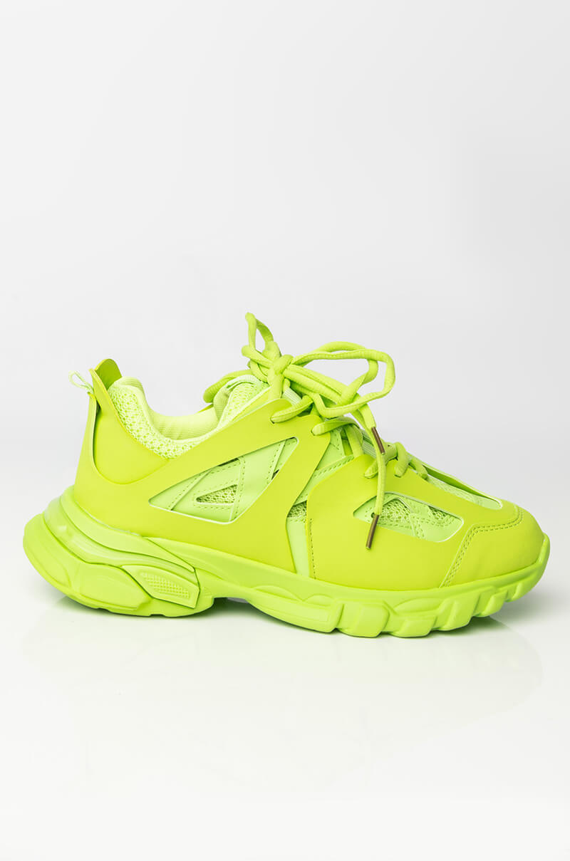 Back View Uh Huh Honey Flat Sneaker