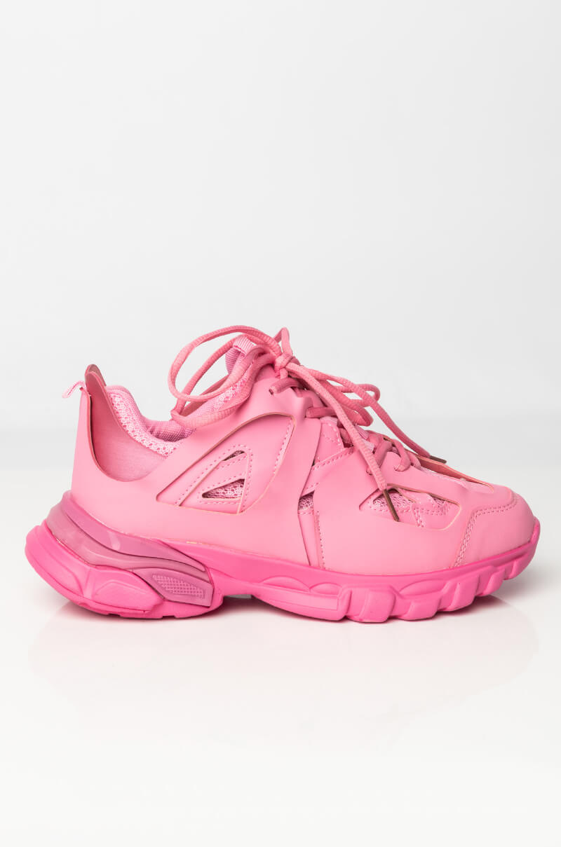 Back View Uh Huh Honey Flat Sneaker