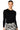 Front View Ultimate Basic Long Sleeve High Neck Bodysuit