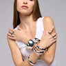 Front View Ultimate Stack Bracelet And Ring Set