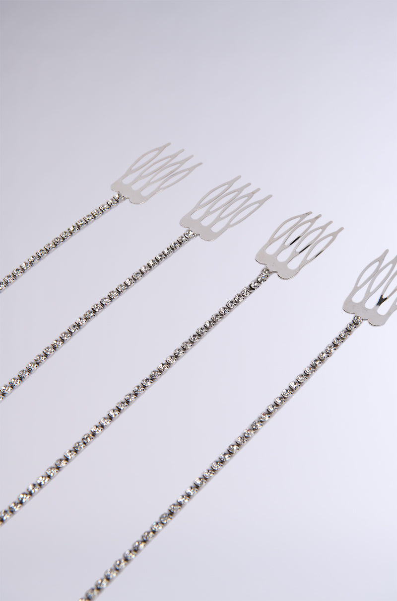 Detail View Ultimate Trio Bling Hair Clips