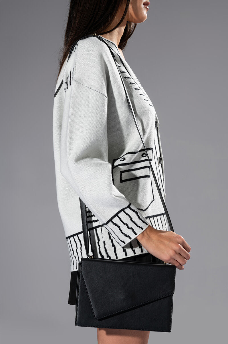 Front View Ultimatum Black Purse