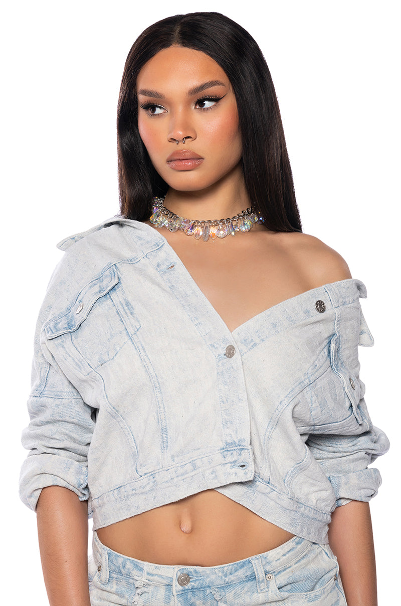 ULTRA BLEACH WASH DENIM JACKET view 0