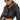 Front View Ultra Crop Moto Jacket With Faux Fur Collar