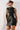 Extra View Ultra Lux Faux Leather Mock Neck Mini Dress