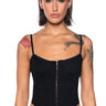 Front View Unapologetic Knit Corset Top