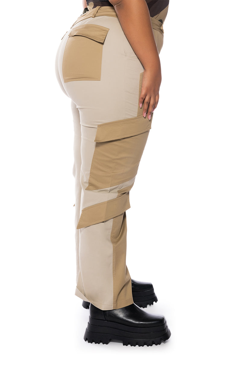 Extra View Unbothered Relaxed Colorblocked Cargos view 7