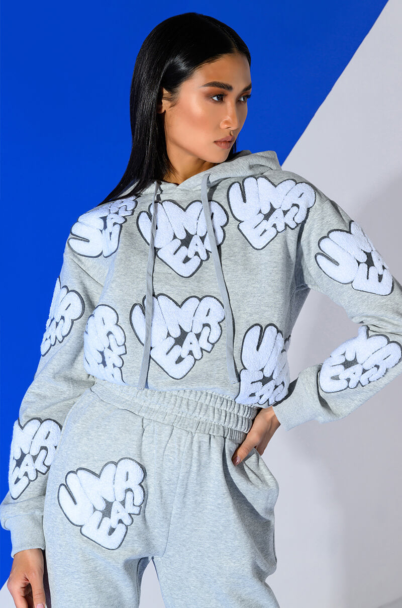 UNREAL HOODIE WITH PATCHES view 0
