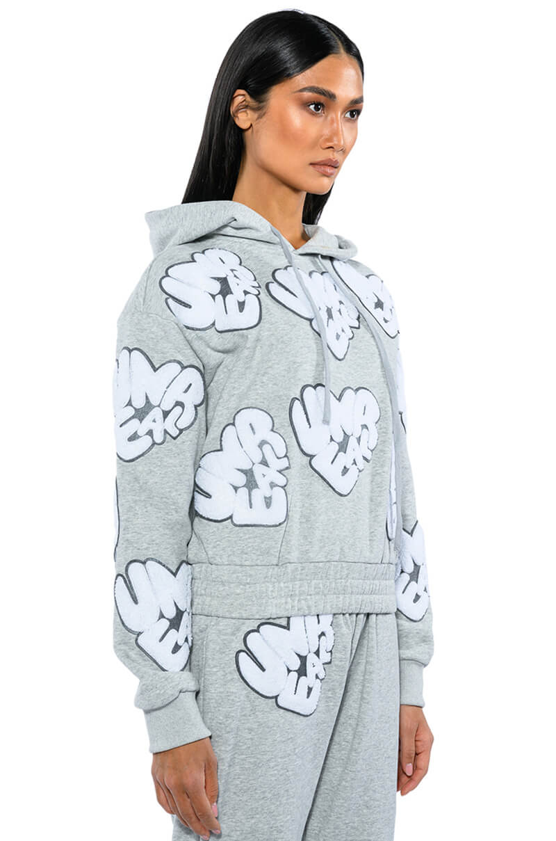 Full View Unreal Hoodie With Patches