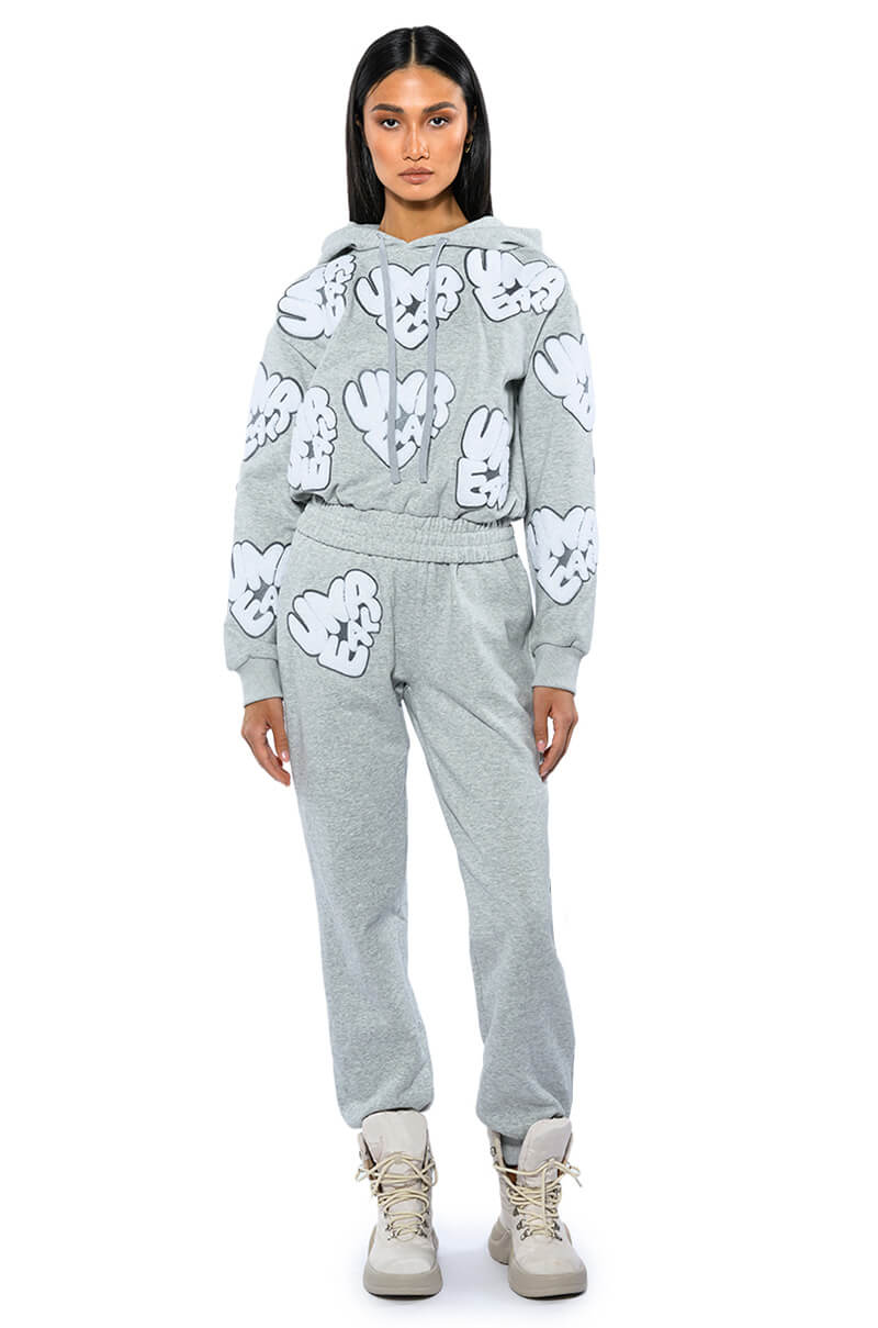 Extra View Unreal Hoodie With Patches