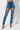 Front View Unstressed Distressed Skinny Jeans in Medium Denim