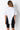 Back View Unthinkable T Shirt With Irregular Hem in White