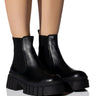 Front View Uproar Chelsea Bootie In Black
