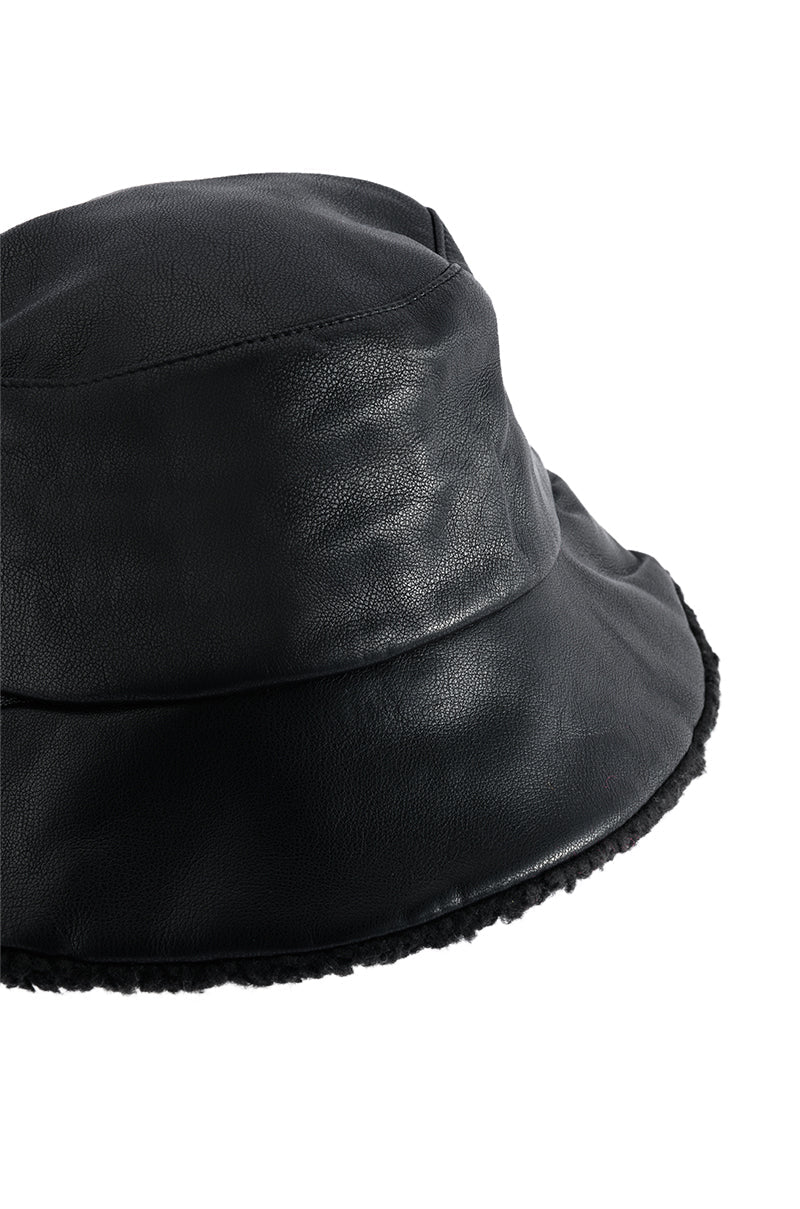 Back View Ur Fave Black Bucket Hat 1