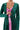 Full View Utmost Glamour Flocking Duster In Green