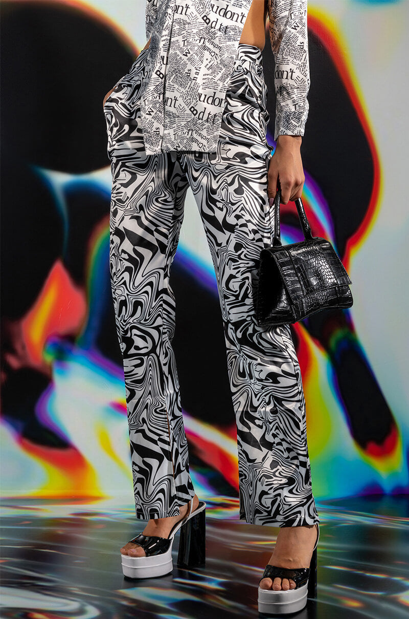 Front View Utopia Flared Trouser