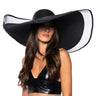 Front View Vacay Mode Oversized Sun Hat