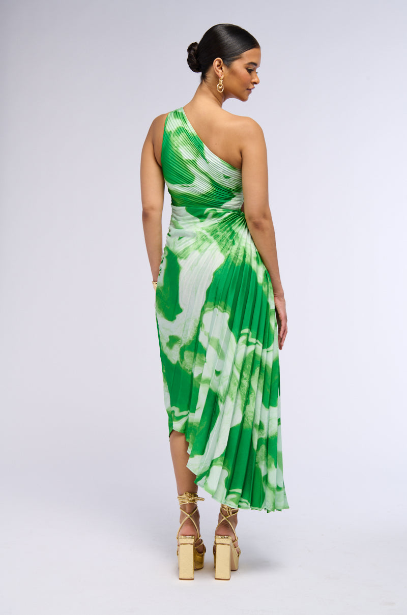 Extra View Valerie One Shoulder Maxi Dress