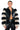 Detail View Veneta Moto Jacket With Faux Fur Arm