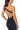 Extra View Venus Rising Backless Ruched Maxi Dress In Black