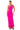 Front View Venus Rising Backless Ruched Maxi Dress In Fuchsia