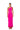 Extra View Venus Rising Backless Ruched Maxi Dress In Fuchsia