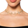 Front View Very French Embellished Choker