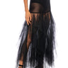 Front View Vibing On My Own Tulle Maxi Skirt