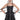 Front View Vicky Vixen Stretch Denim Corset Dress