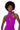 Front View Violet Cut Out Halter Top