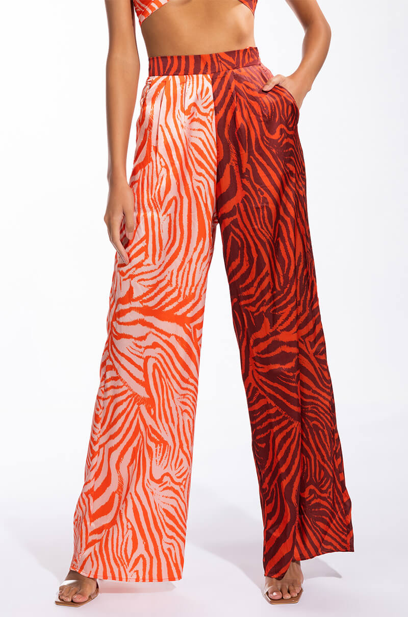 Front View Walk It Like I Talk It Wide Leg Palazzo Pants