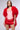 Side View Wanna Be Loved By You Tulle Wrap Shrug In Red