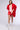 Extra View Wanna Be Loved By You Tulle Wrap Shrug In Red