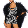 Front View Wanna Be Loved By You Tulle Wrap Shrug