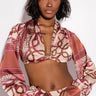 Front View Want It I Got It Ultra Cropped Blouse