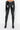 Front View Washpoppin Vinyl Lace Up Legging