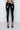 Front View Washpoppin Vinyl Lace Up Legging