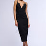 Front View Wavy Baby Midi Dress