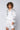 Front View Wavy Lil Bih Corset Dress in White