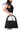 Front View We Mean Business Faux Leather Purse