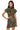 Side View We Ride Camo Button Down And Mini Skirt Set In Green Camo