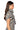 Extra View We Ride Camo Button Down And Mini Skirt Set In Grey