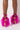 Detail View What Dreams Are Made Of Feather Stiletto Sandal in Fuchsia