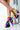 Front View What Dreams Are Made Of Feather Stiletto Sandal in Rainbow