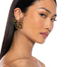 Front View What You Want Embellished Statement Earrings