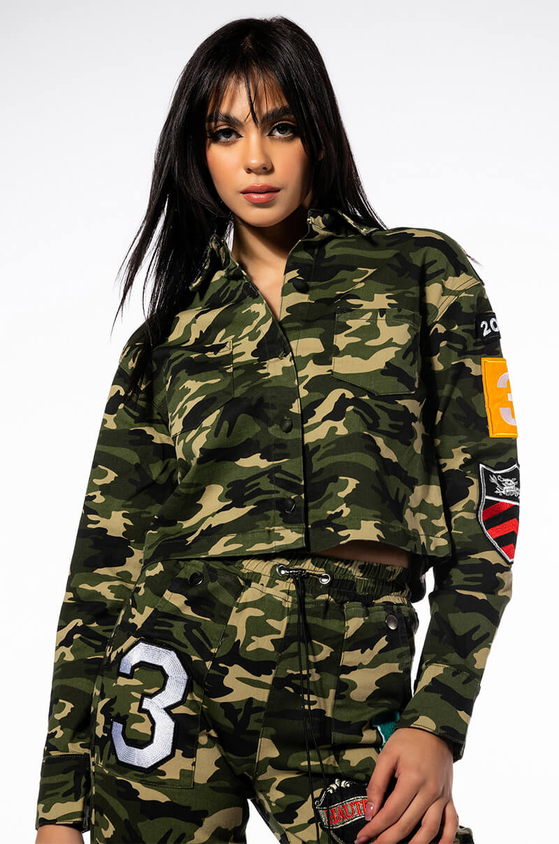 WHATEVER CAMO BOMBER JACKET view 0
