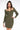 Front View Whatever She Likes Long Sleeve Ruched Mini Dress