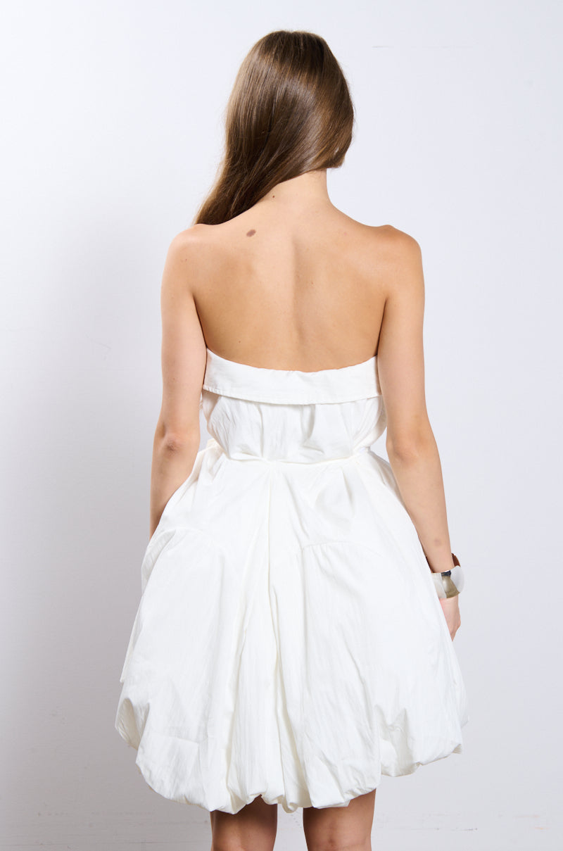 Detail View Whats Poppin Poplin Mini Dress